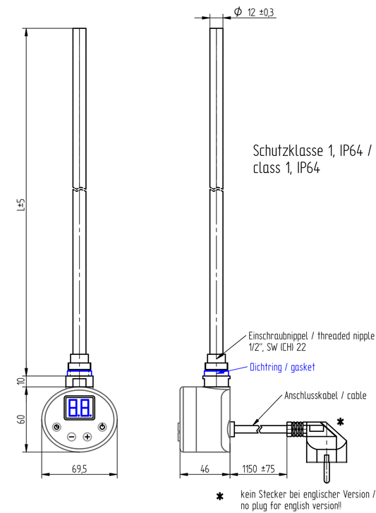 Rondo M - technische Zeichnung